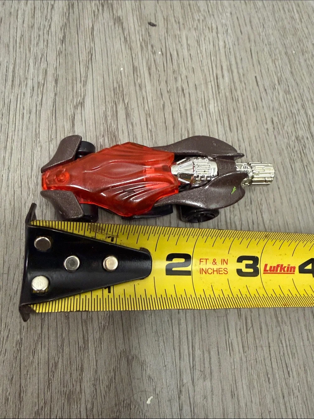 VERY RARE 2006 Hot Wheels McDonald’s Giveaway Jet Race Car – Brown & See-Through